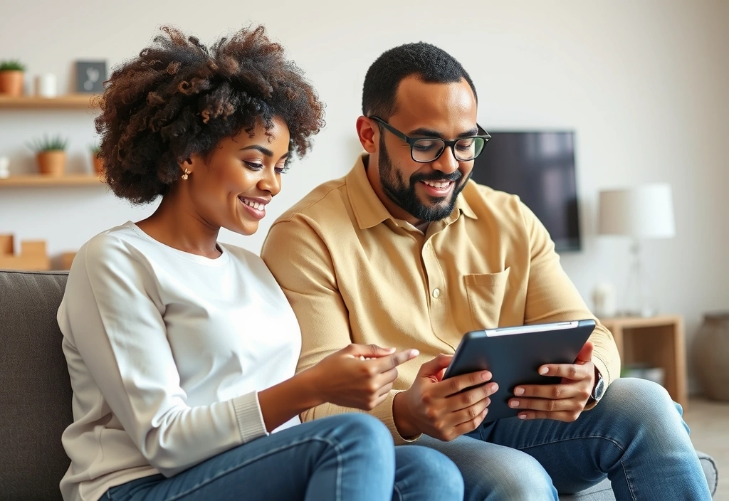 Coppia che fa acquisti online con prodotti Torinovitacx